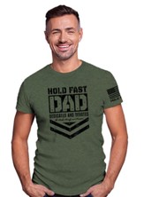 Hold Fast Dad, Heather Military Green, Medium
