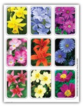 Flowers Real Photos Giant Stickers (Pack of 36)
