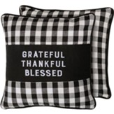 Grateful, Thankful, Blessed Pillow