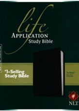 NLT Life Application Study Bible 2nd Edition, TuTone  Imitation Leather, Black/Onyx