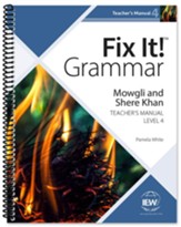 Fix It! Grammar: Mowgli and Shere Khan, Teacher's  Manual Book Level 4 (New Edition)