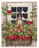 Window Box Snow, Boxed Christmas Cards, Set of 18