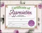Certificate of Appreciation, Pack of 30