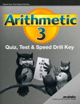 Arithmetic 3 Quizzes, Tests & Drills  Keys