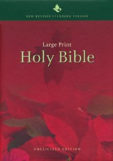 NRSV Large-Print Text Bible,  Hardcover