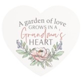 A Garden of Love Grows in a Grandma's Heart Heart, Shape Art