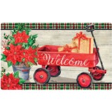 Christmas Wagon Doormat