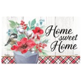 Home Sweet Home Christmas Mat