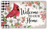 Cardinal & Dogwood Door Mat