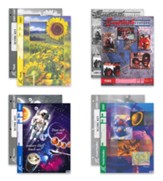 ACE Comprehensive Curriculum (5  Subjects), Single Student Complete PACE & Score Keys Kit, Grade 9, 3rd Edition (with  4th Edition World Geography & Biology)