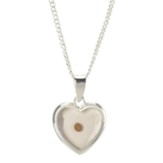 Heart, Mustard Seed, Necklace