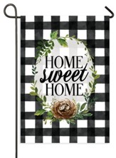 Home Sweet Home Gingham Flag, Small