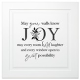 May Your Walls Know Joy Cabinet Door Sign