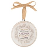 The Love Between Mother and Daughter Jute Ornament