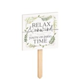 Relax and Unwind Garden Sign