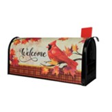 Autumn Day Cardinal Mailbox Cover