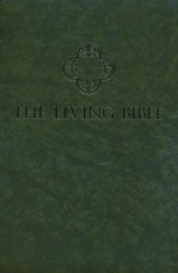 The Living Bible, Large Print Red Letter Edition, Green Hardcover
