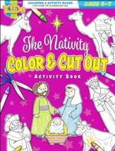 The Nativity Color & Cut Out Book--ages 5-7