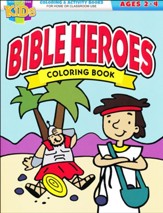 Bible Heroes Coloring Book--ages 2-4