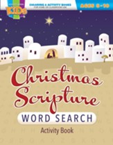 Christmas Scripture Word Search (Based on NIV) Coloring & Activity Book Ages 8-10
