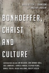 Bonhoeffer, Christ and Culture - eBook