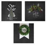 Chalkboard Hymns Assorted Boxed Christmas Cards, Box of 9
