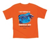 Wonderfully Made, Dinosaur Shirt, Orange, Toddler 3T