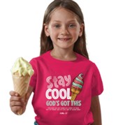 Stay Cool Shirt, Heliconia, Youth Medium