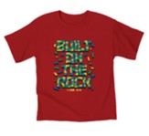 Built on the Rock Shirt, Red, Toddler 3T