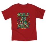 Built on the Rock Shirt, Red, Youth Large