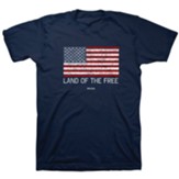 Land of the Free Shirt, Navy, Large