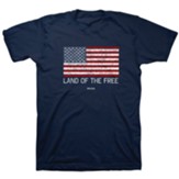 Land of the Free Shirt, Navy, Medium