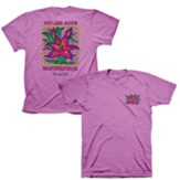 Wonderfully Made Lilies Shirt, Heather Radiant Orchid, Small