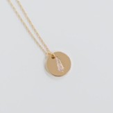 Peace Luxe Necklace, Gold