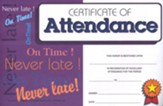 Certificate of Attendance (Gold Star), Pack of 25