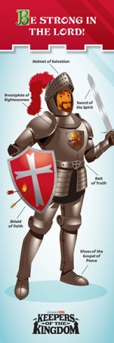 Keepers of the Kingdom: Armor of God Bookmark (pkg. of 10)