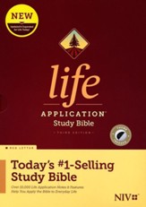 NIV Life Application Study Bible,  Third Edition--hardcover, indexed (red letter)