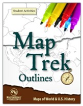 Map Trek Outlines (Student  Activities)