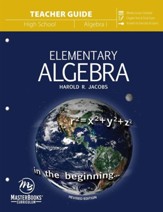 Elementary Algebra Teacher Guide, Revised Edition