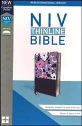 NIV Thinline Bible Purple, Imitation Leather