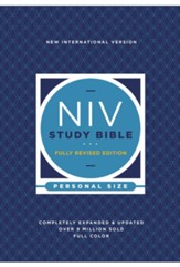 NIV Personal-Size Study Bible, Fully Revised Edition,  Comfort Print, softcover (red letter)