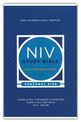 NIV Personal-Size Study Bible, Fully Revised Edition,  Comfort Print, hardcover (red letter)