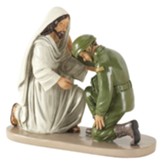 Jesus and Soldier Figurine