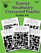 Science Vocabulary Crossword Puzzles, Grades 4-6