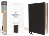 NIV Comfort Print Heritage Bible, Imitation Leather, Black - Slightly Imperfect