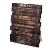 Stand Firm Plaque