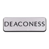Deaconess Badge, Magnetic, Silver