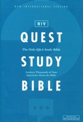 NIV Quest Study Bible, Comfort Print, Hardcover - Slightly Imperfect