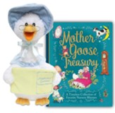 Mother Goose Book & Plush Bundle (blue)