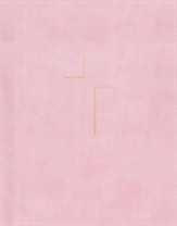 NIV Comfort Print Jesus Bible--soft  leather-look over board, pink (indexed)